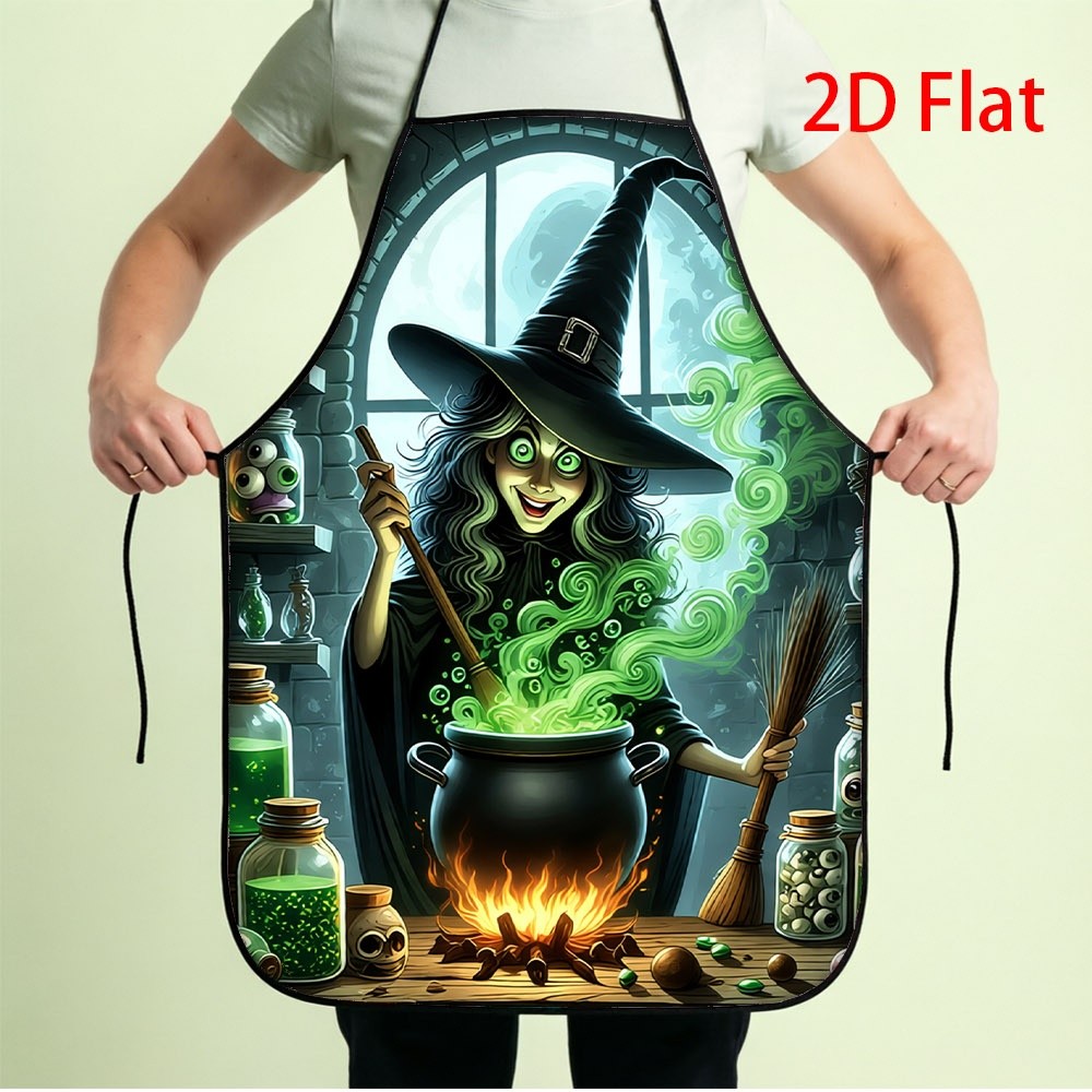 Kitchen Witch Baking - Divertido Delantal de Bruja para Cocinar,