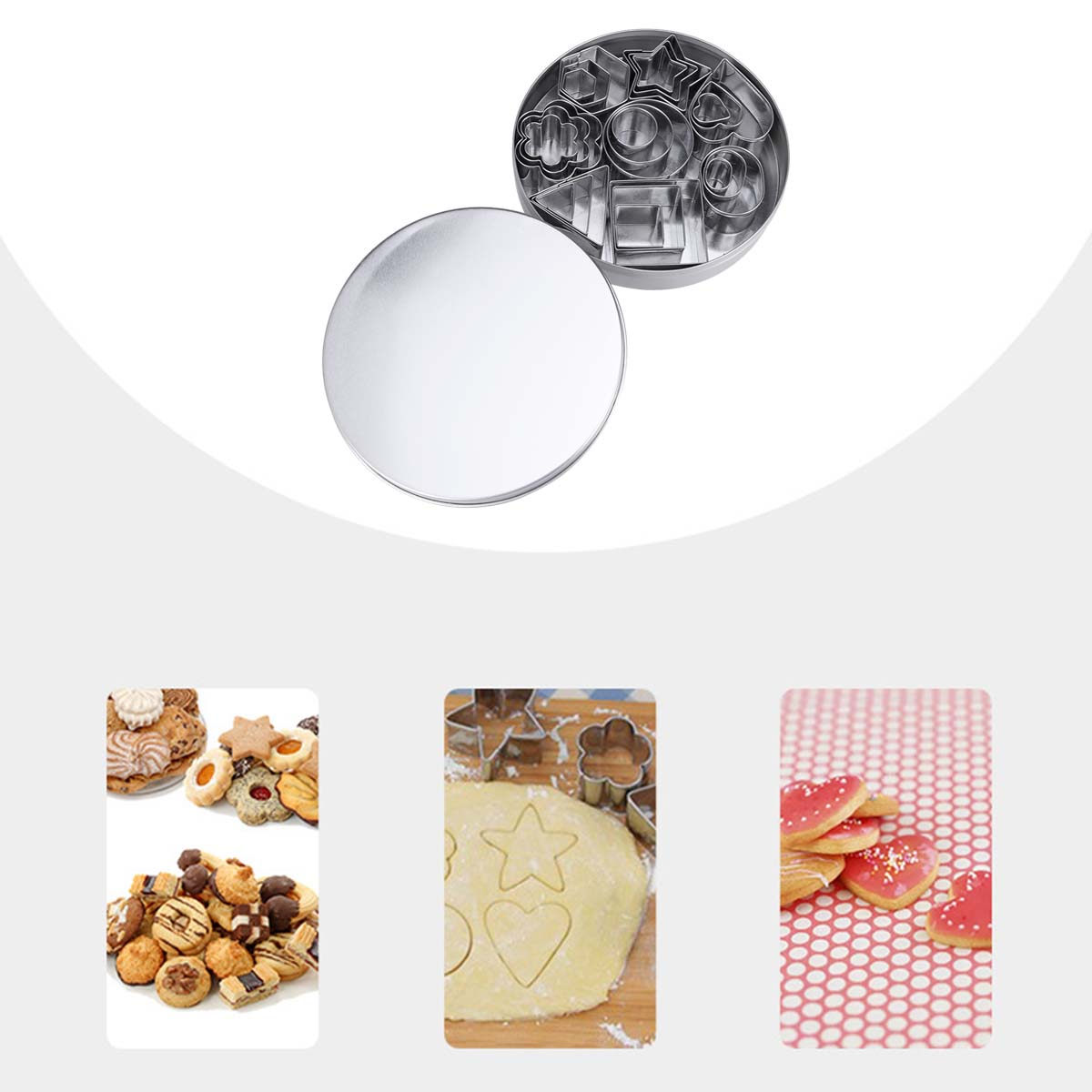 Baking Kitchen Set - Juego de cortadores de galletas de