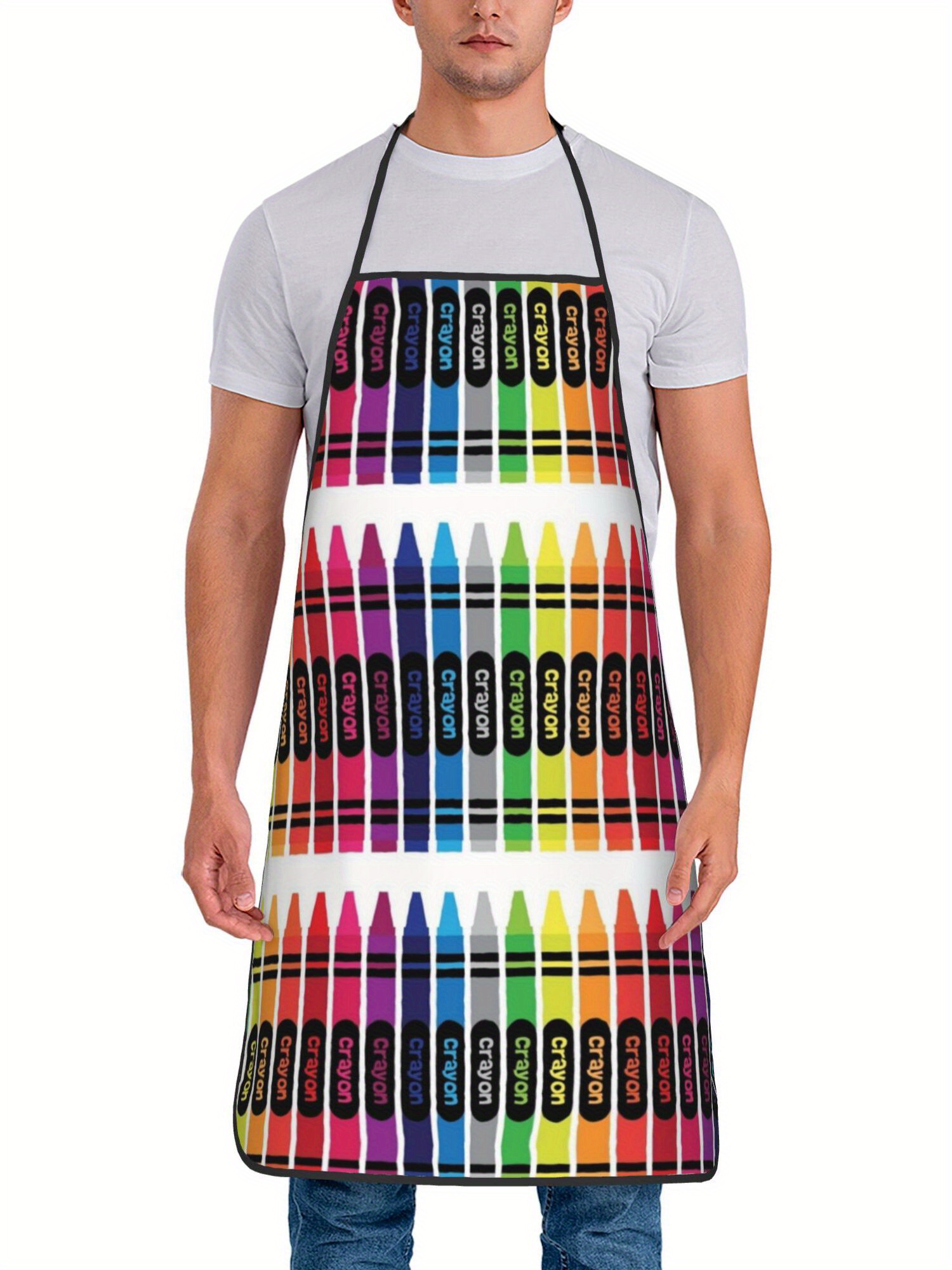Kitchen Baking Background - Delantal Impermeable con Estampado Completo de