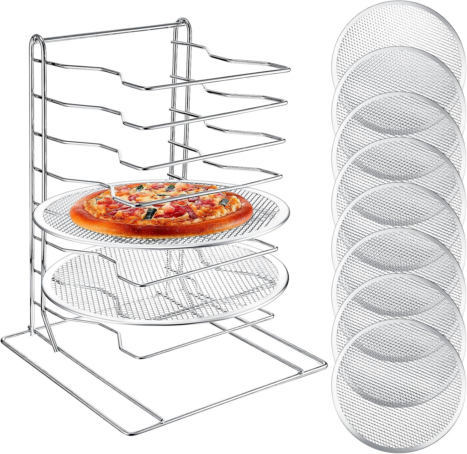 Estante para pizzas de 8 nivel - Baking Kitchen Set reseña y precio