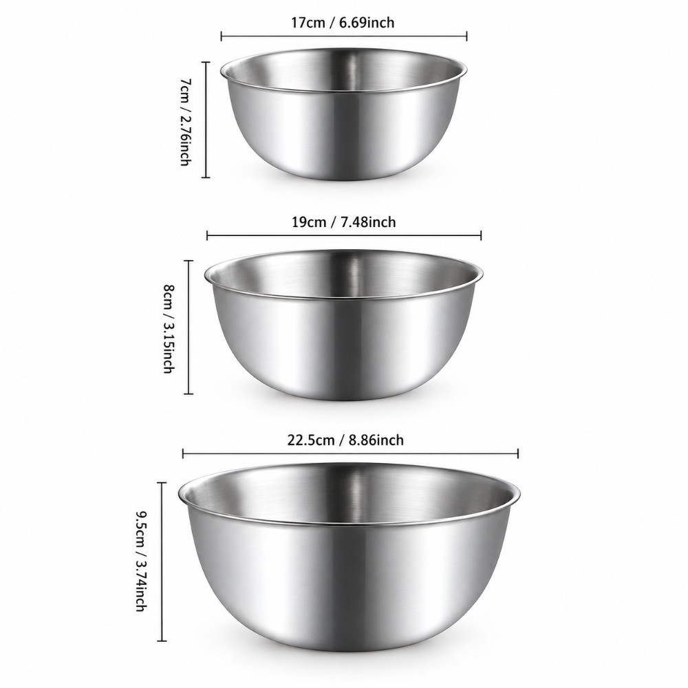 Juego de 3 recipientes de acer - Baking Kitchen Set reseña y precio