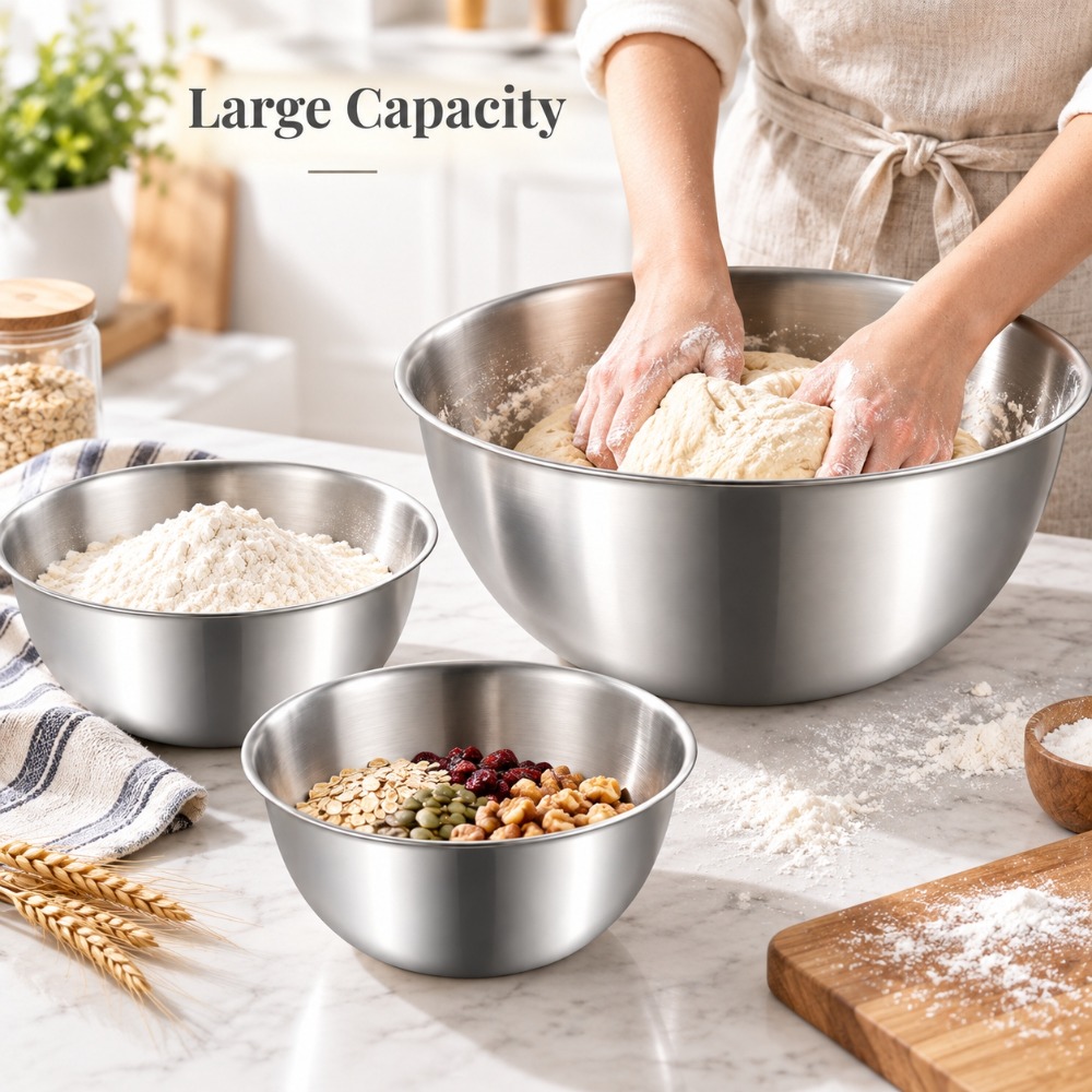 Juego de 3 recipientes de acer - Baking Kitchen Set reseña y precio