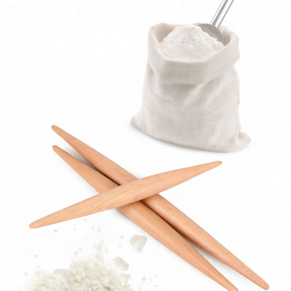 Rodillo de madera resistente c - Kitchen Roller Baking reseña y precio