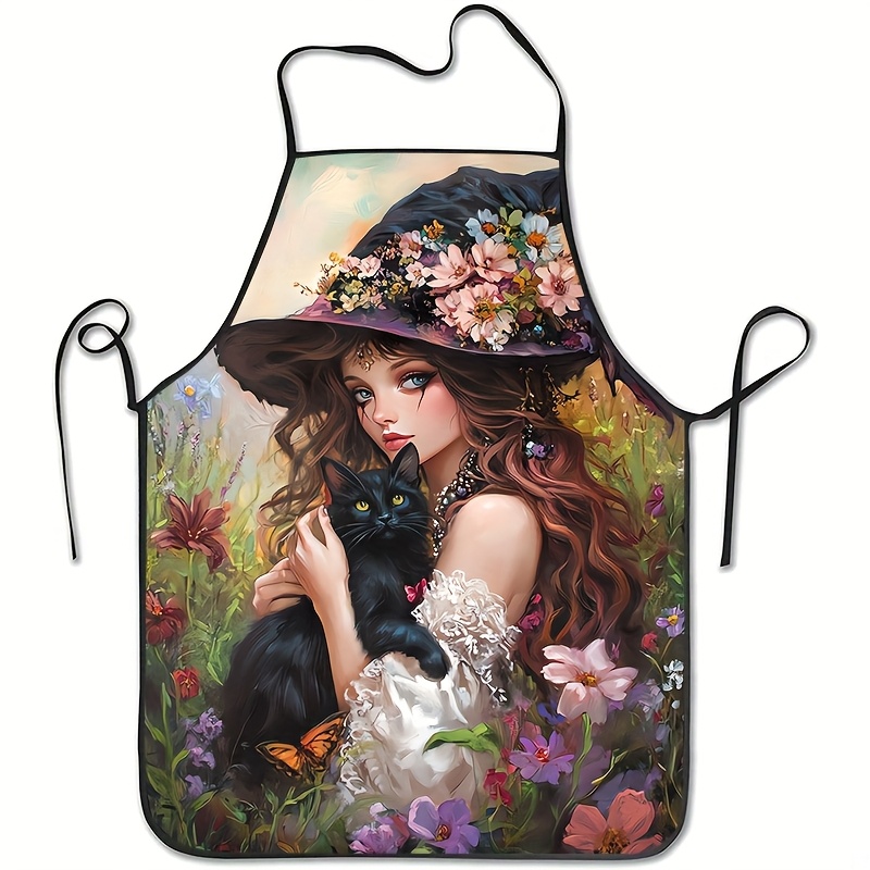 Delantal estampado con motivos - Kitchen Witch Baking reseña y precio
